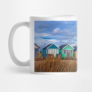 Beach Huts Hengistbury Head Dorset England UK Mug